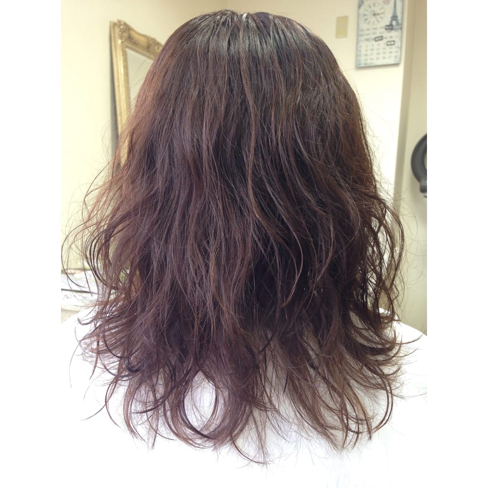 ロイヤリティフリー パーマ 風 コテ