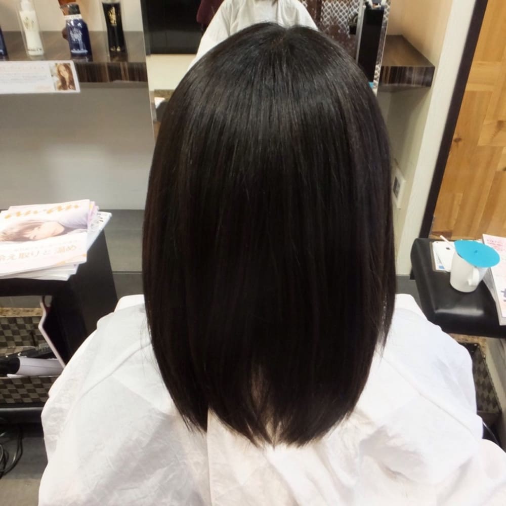 Before After コラーゲン縮毛矯正 Nanana Parena 心斎橋店 ナナナパレナ のヘアスタイル 美容院 美容室を予約するなら楽天ビューティ