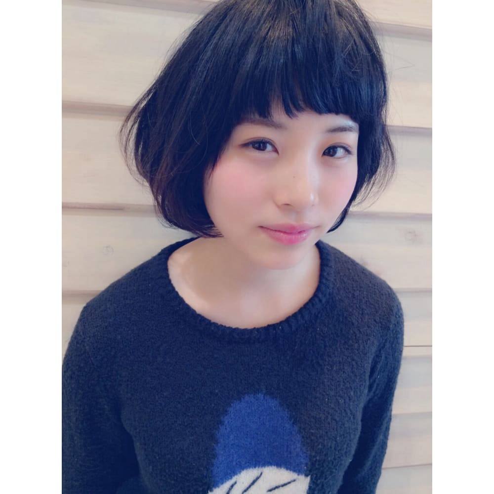 Neolive Es 石原さとみ風黒髪ボブ Neolive 渋谷店 ネオリーブアンドシブヤテン のヘアスタイル 美容院 美容室を予約するなら楽天ビューティ