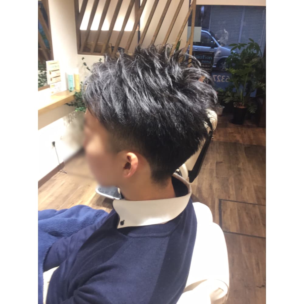 Exile 三代目風 アシメショート Needs Hair ニーズヘアー のヘア