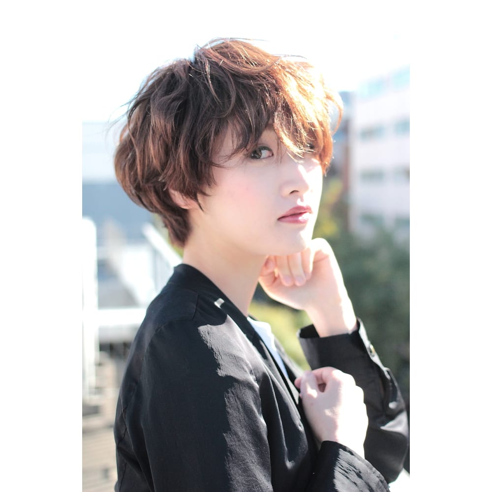 甘辛大人マッシュショート Trois Epis 表参道 トロワエピ オモテサンドウ のヘアスタイル 美容院 美容室を予約するなら楽天ビューティ