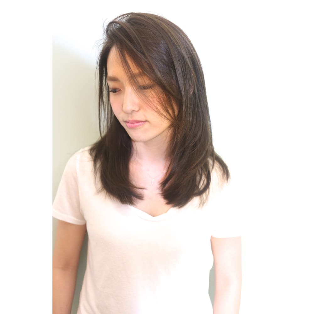 かきあげミディストレート 石川正人 Anteret アンテレ 銀座 アンテレギンザ のヘアスタイル 美容院 美容室を予約するなら楽天ビューティ