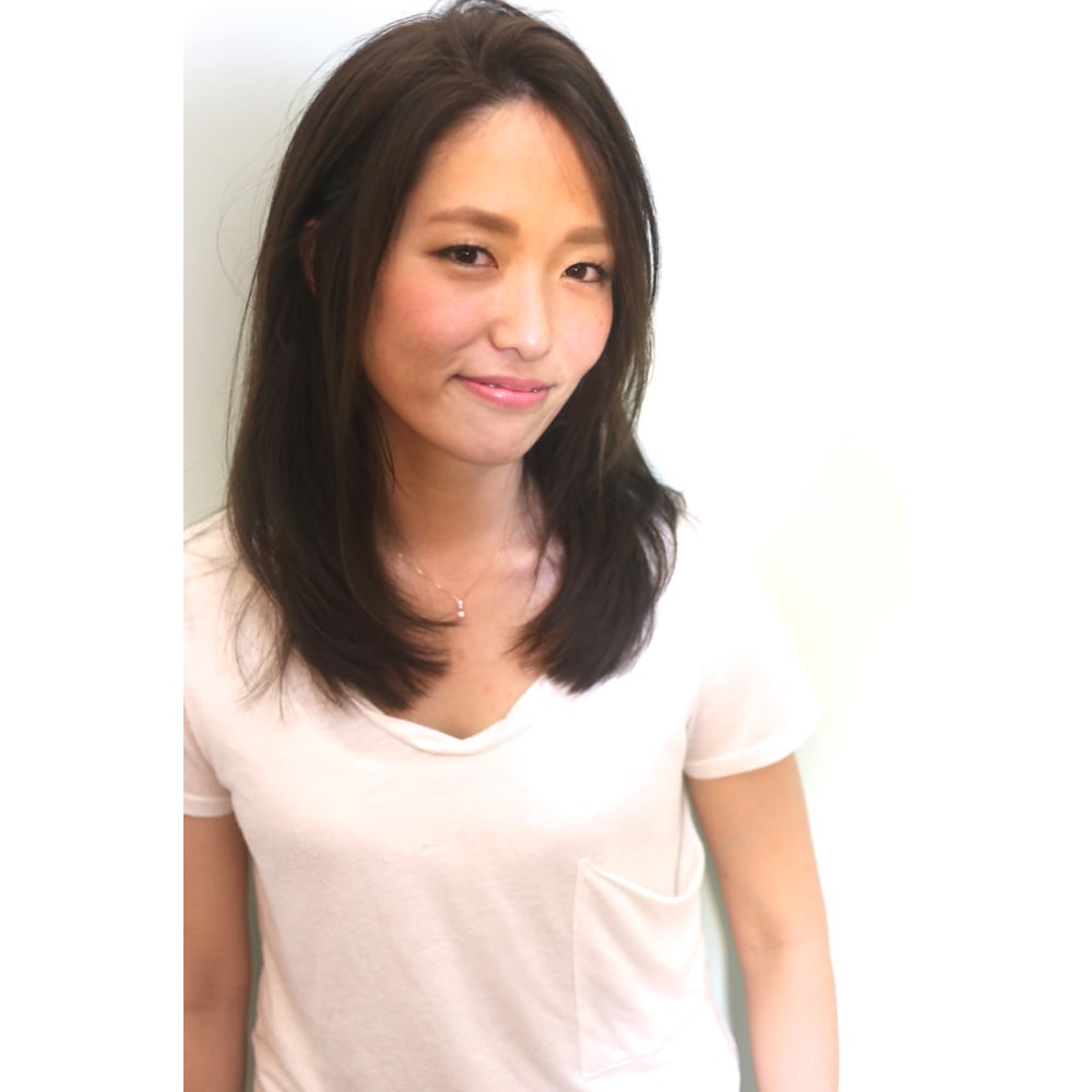かきあげミディストレート 石川正人 Anteret アンテレ 銀座 アンテレギンザ のヘアスタイル 美容院 美容室を予約するなら楽天ビューティ