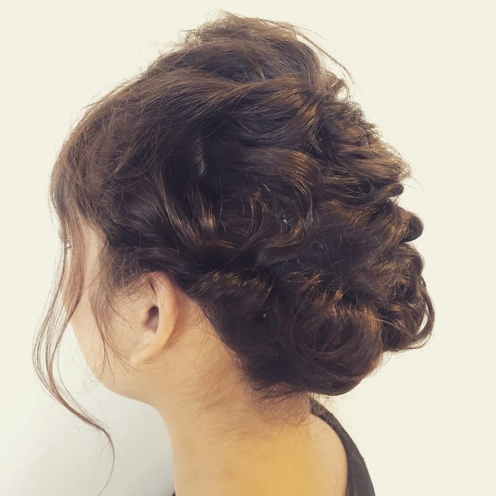 ねじねじアレンジ Hair Sakura Peace ヘアーサクラピース のヘアスタイル 美容院 美容室を予約するなら楽天ビューティ
