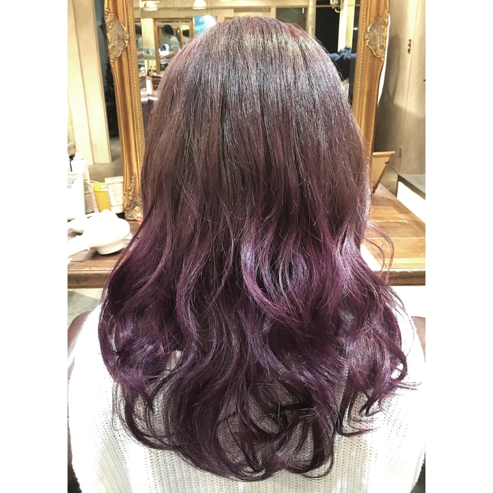バイオレットアッシュ バイオレットハイライト Salon De Milk サロンドミルク のヘアスタイル 美容院 美容室を予約するなら楽天ビューティ