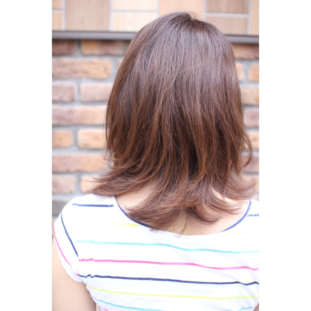 ナチュラルロブヘアー Full Bloom フルブルーム のヘアスタイル ナチュラルロブヘアー Full Bloom フルブルーム のヘアスタイル