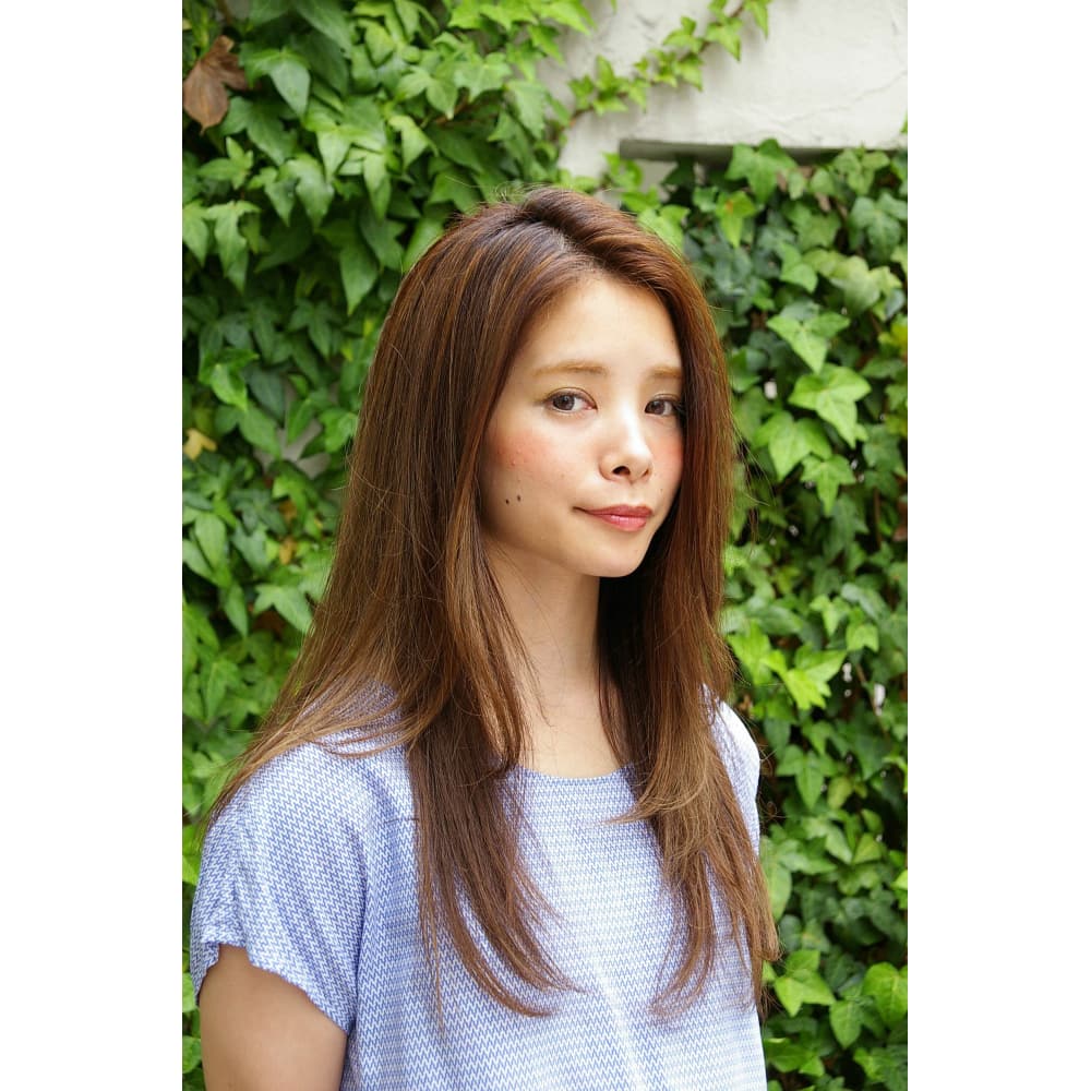 恵比寿 髪質改善 髪が綺麗になるナチュラルストレートパーマ Que Hair キューヘア のヘアスタイル 美容院 美容室を予約するなら楽天ビューティ