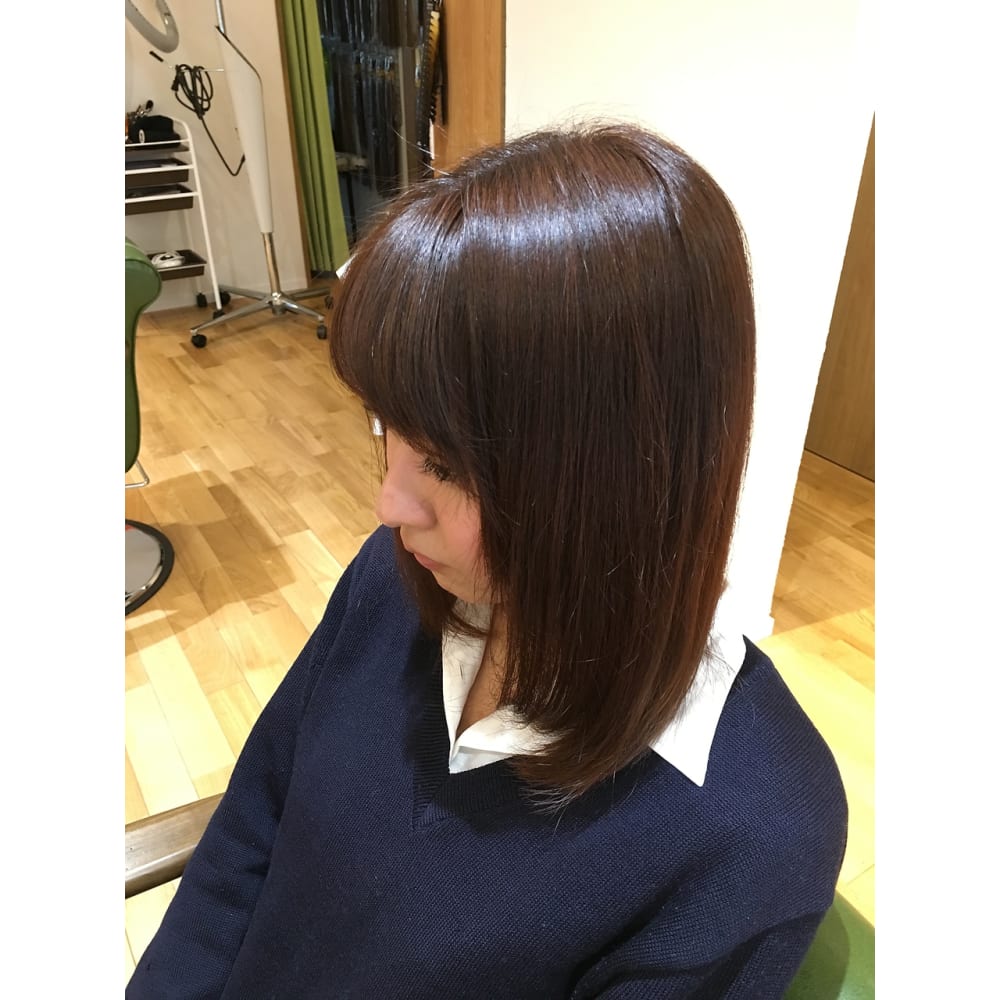 ナチュラルピンクブラウン Crea クレア のヘアスタイル 美容院 美容室を予約するなら楽天ビューティ