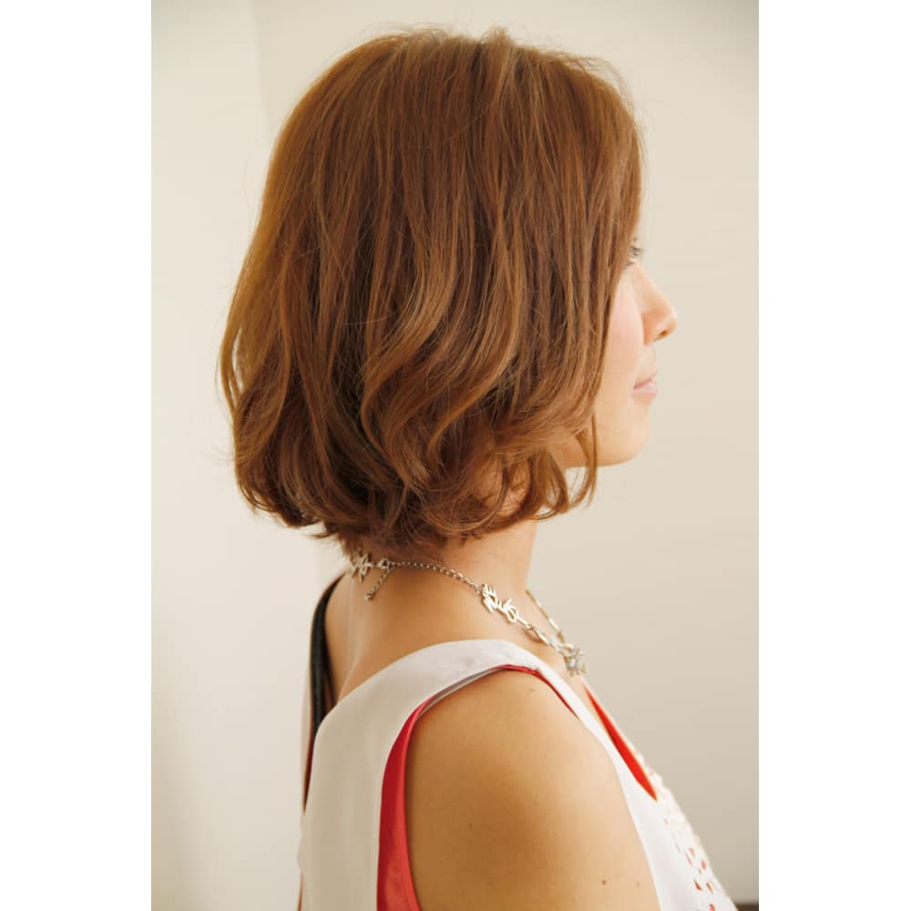 Streeters 大人セミボブ Amp パーマ Premier Models By Streeters プレミア モデルズ バイ ストリーターズ のヘアスタイル 美容院 美容室を予約するなら楽天ビューティ