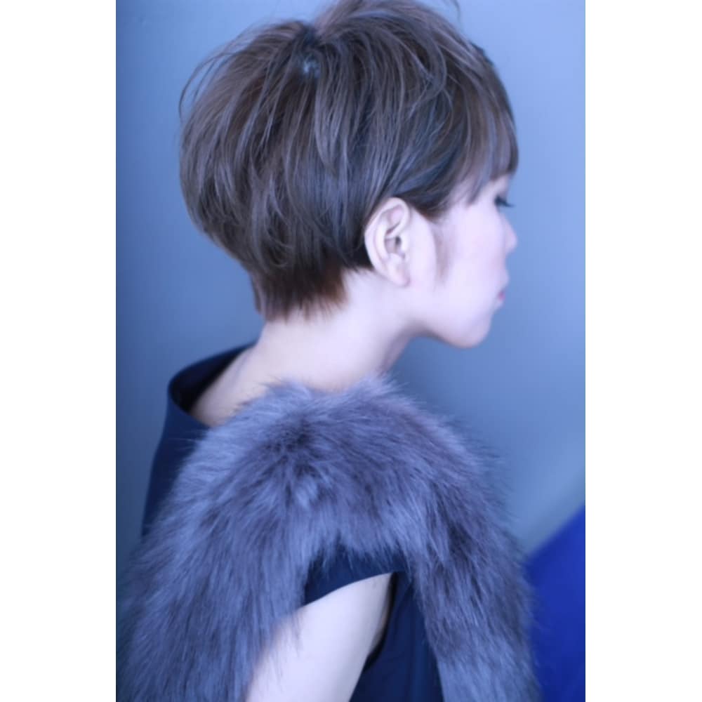 ツーセクションショート Gres グリス のヘアスタイル 美容院 美容室を予約するなら楽天ビューティ