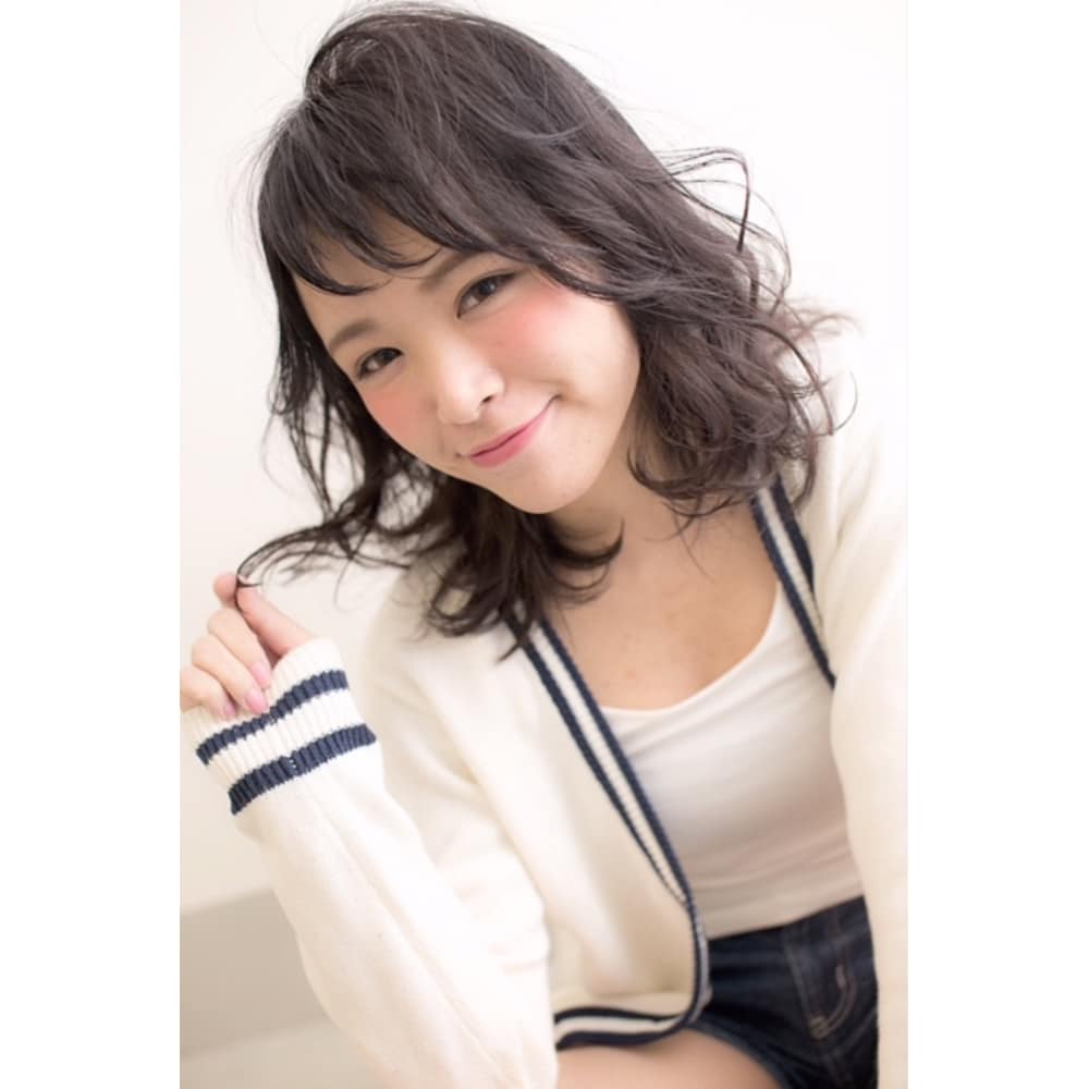 Euphoria 黒髪 ショートバング パーマで無敵のゆる Euphoria N Euphoria 黒髪 ショートバング パーマで無敵のゆる Euphoria N