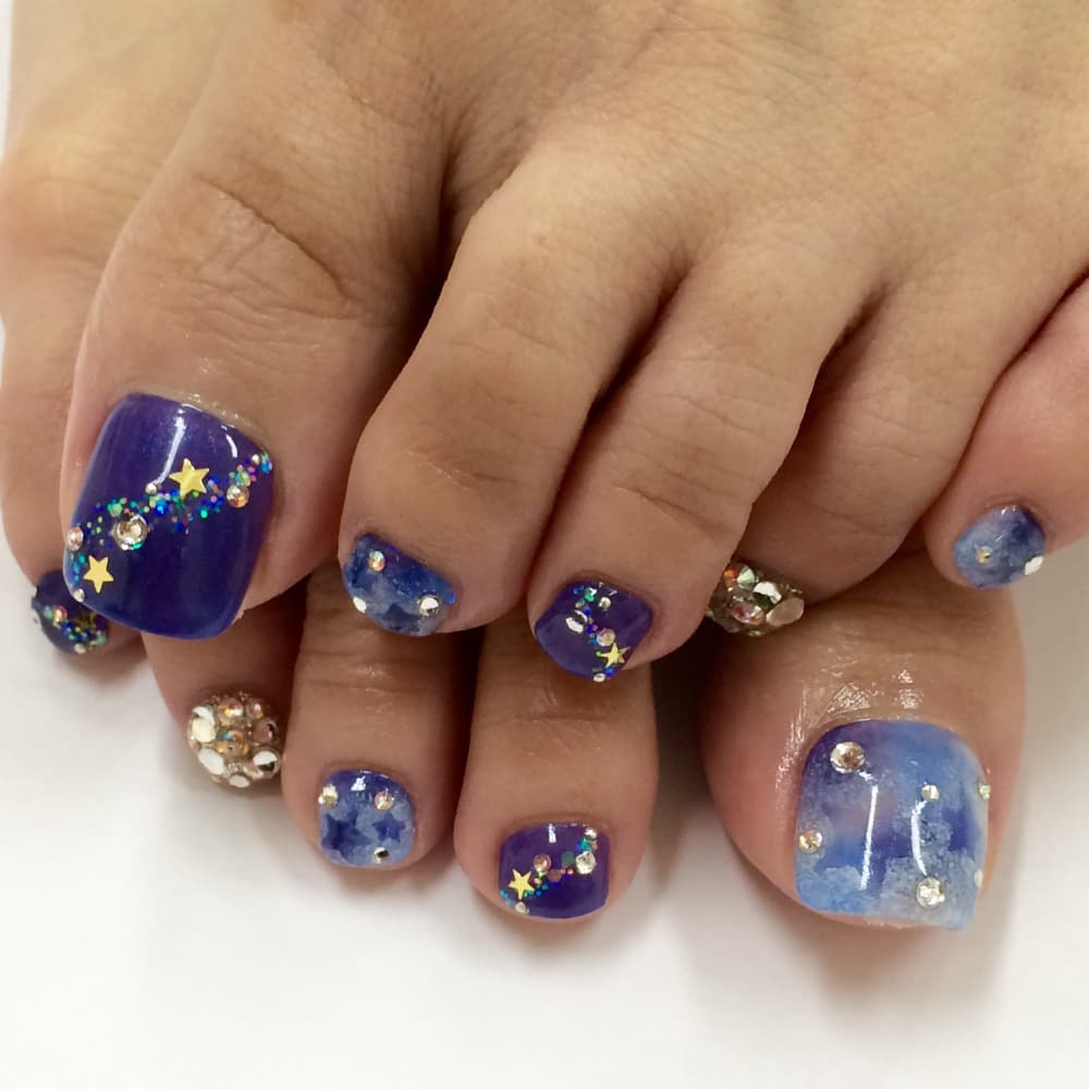 七夕ネイル Luna Nail ルナネイル のネイルデザイン ネイル まつげサロンを予約するなら楽天ビューティ