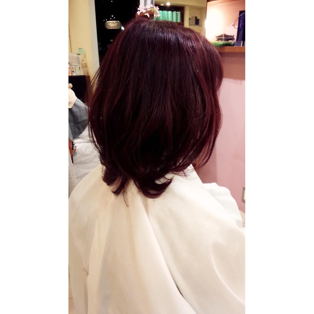 ワインレッドカラー イルミナカラー ツヤ Trico 茨木店 トリコ のヘアスタイル 美容院 美容室を予約するなら楽天ビューティ ワインレッドカラー イルミナカラー ツヤ Trico 茨木店 トリコ のヘアスタイル 美容院 美容室を予約するなら楽天ビューティ