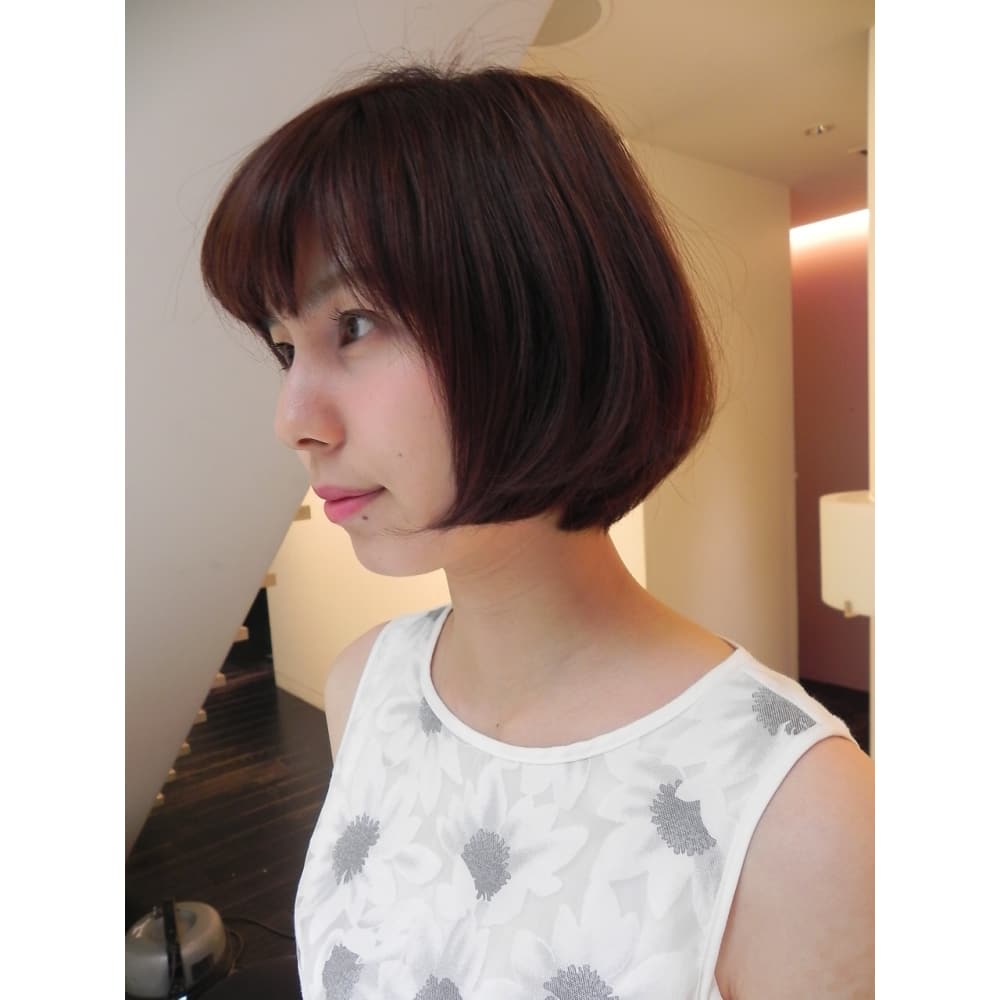 短過ぎずない女性らしい ショートボブ Abbey アビー のヘアスタイル 美容院 美容室を予約するなら楽天ビューティ