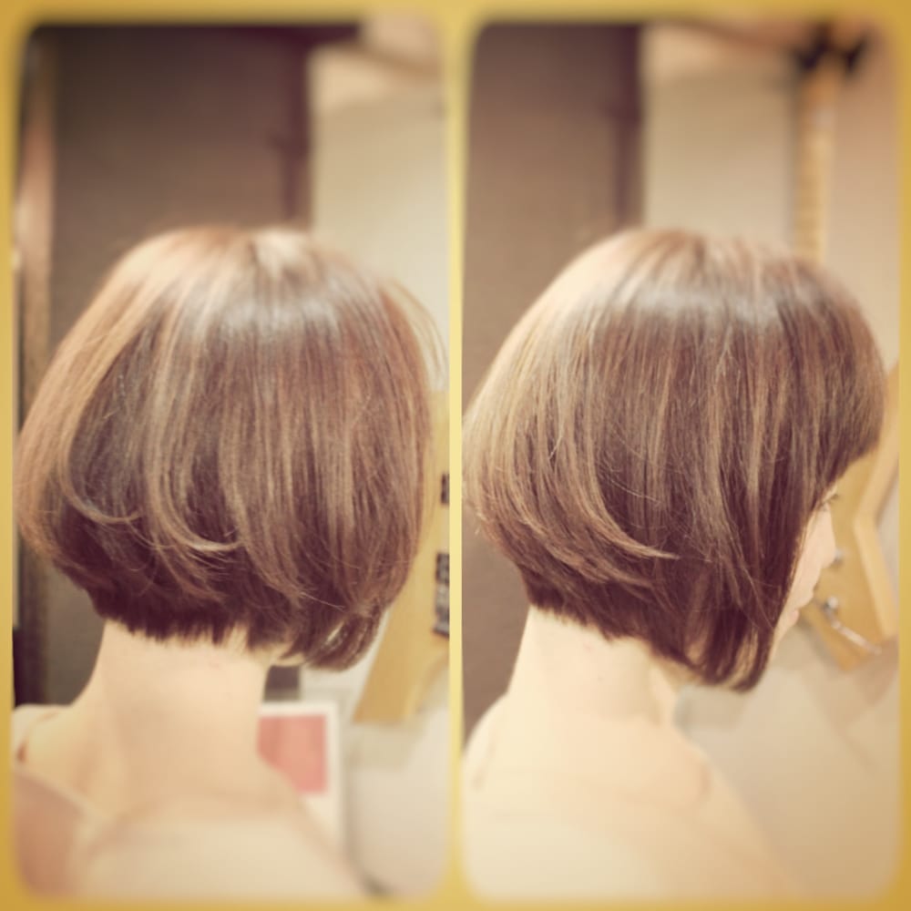 プロテクターカラー 前下がりふんわりボブ Gina ジーナ のヘアスタイル 美容院 美容室を予約するなら楽天ビューティ プロテクターカラー 前下がりふんわりボブ Gina ジーナ のヘアスタイル 美容院 美容室を予約するなら楽天ビューティ