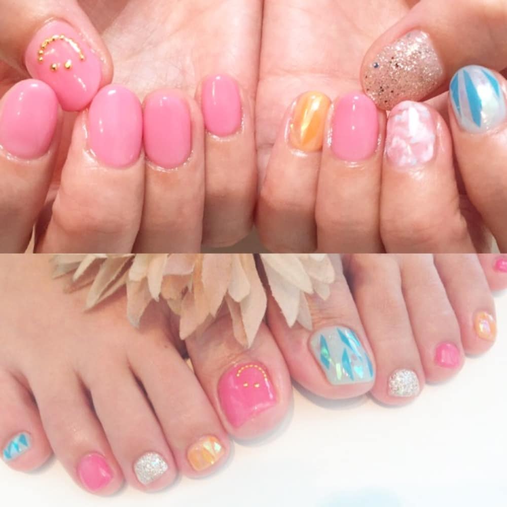 ハンド フット スマイルネイル Mua Nail ムアネイル のネイル