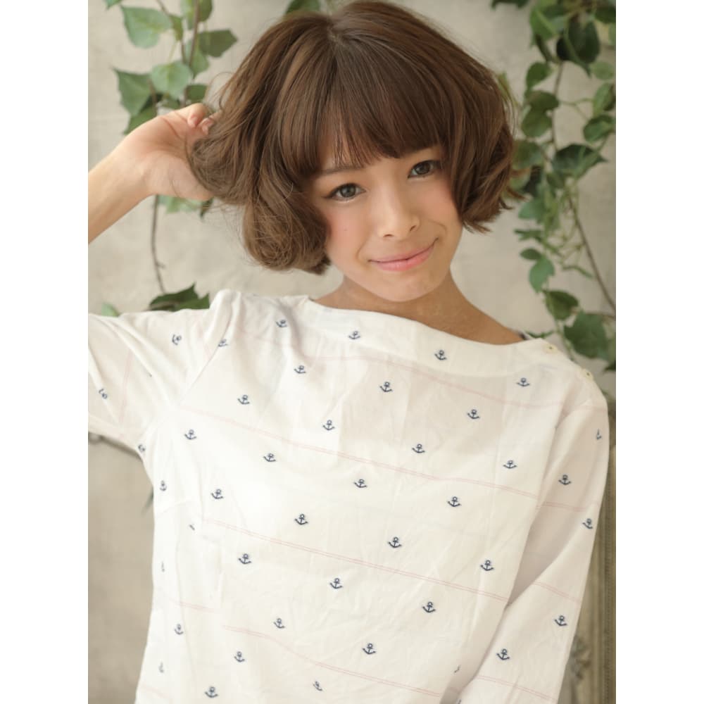 ツヤと美フォルムが自慢のレトロパーマボブ 相模大野 Hair Make Passage 相模大野店 ヘアメイクパッセージサガミオオノテン のヘアスタイル 美容院 美容室を予約するなら楽天ビューティ