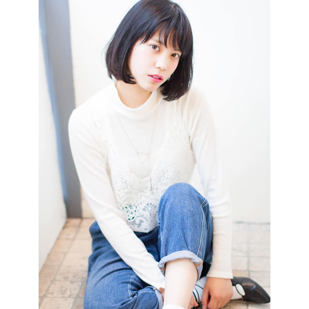 ナチュラル ボブ タンバルモリ Salon De Favori サロンドファヴォリ のヘアスタイル 美容院 美容室を予約するなら楽天ビューティ