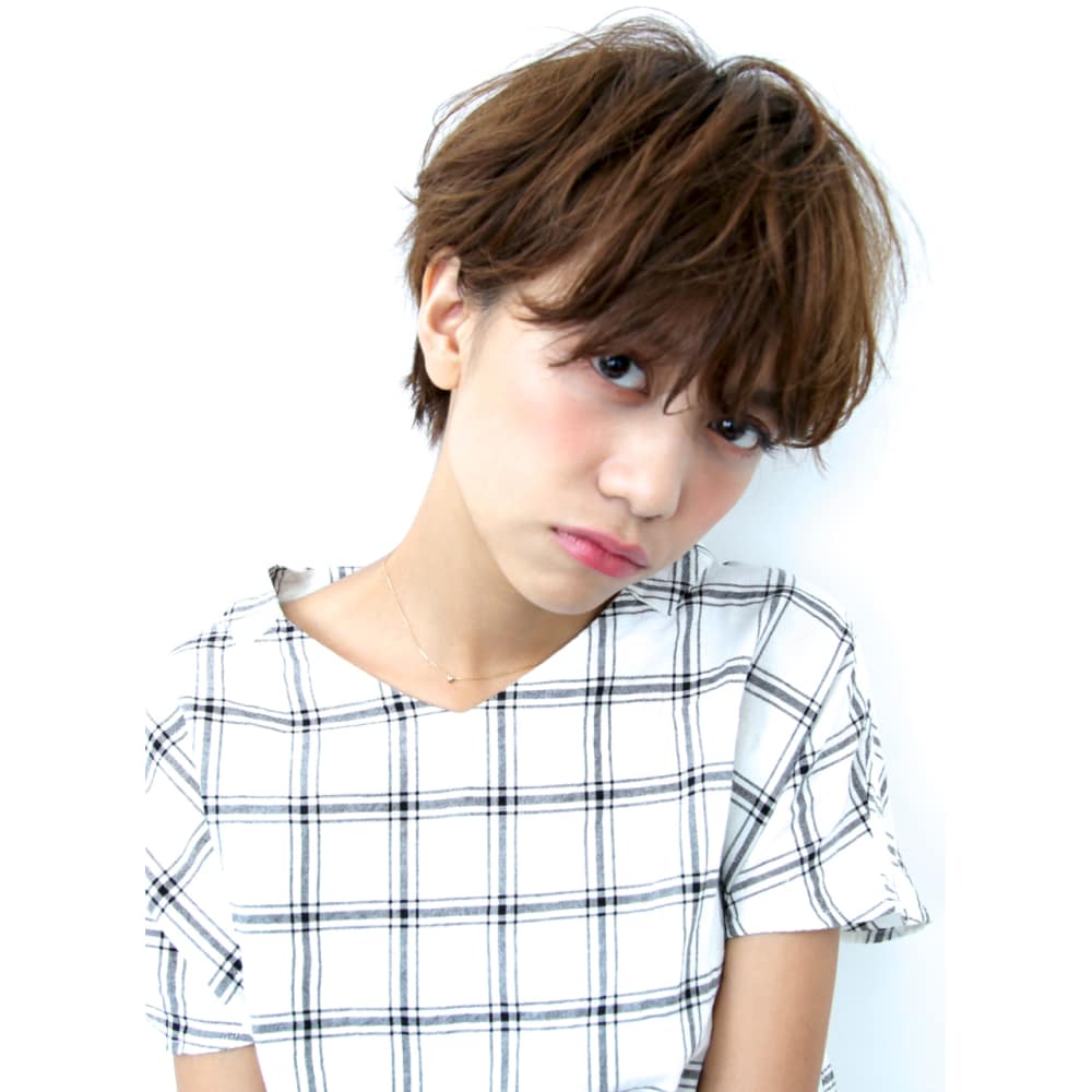 似合う髪型大人のショートボブパーマ Beautrium 表参道