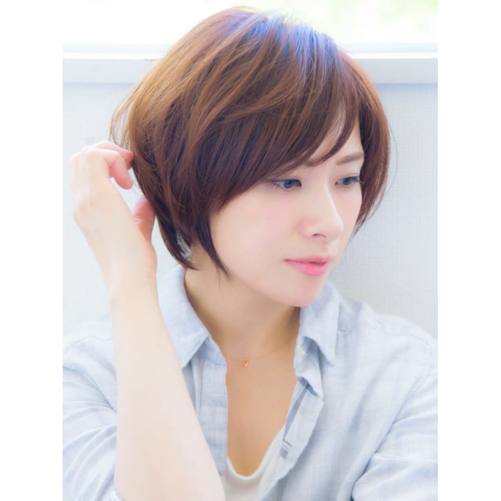 40代ミセス スタイリッシュ ショートボブ Chocolat Umeda ショコラ ウメダ のヘアスタイル 美容院 美容室を予約するなら楽天ビューティ