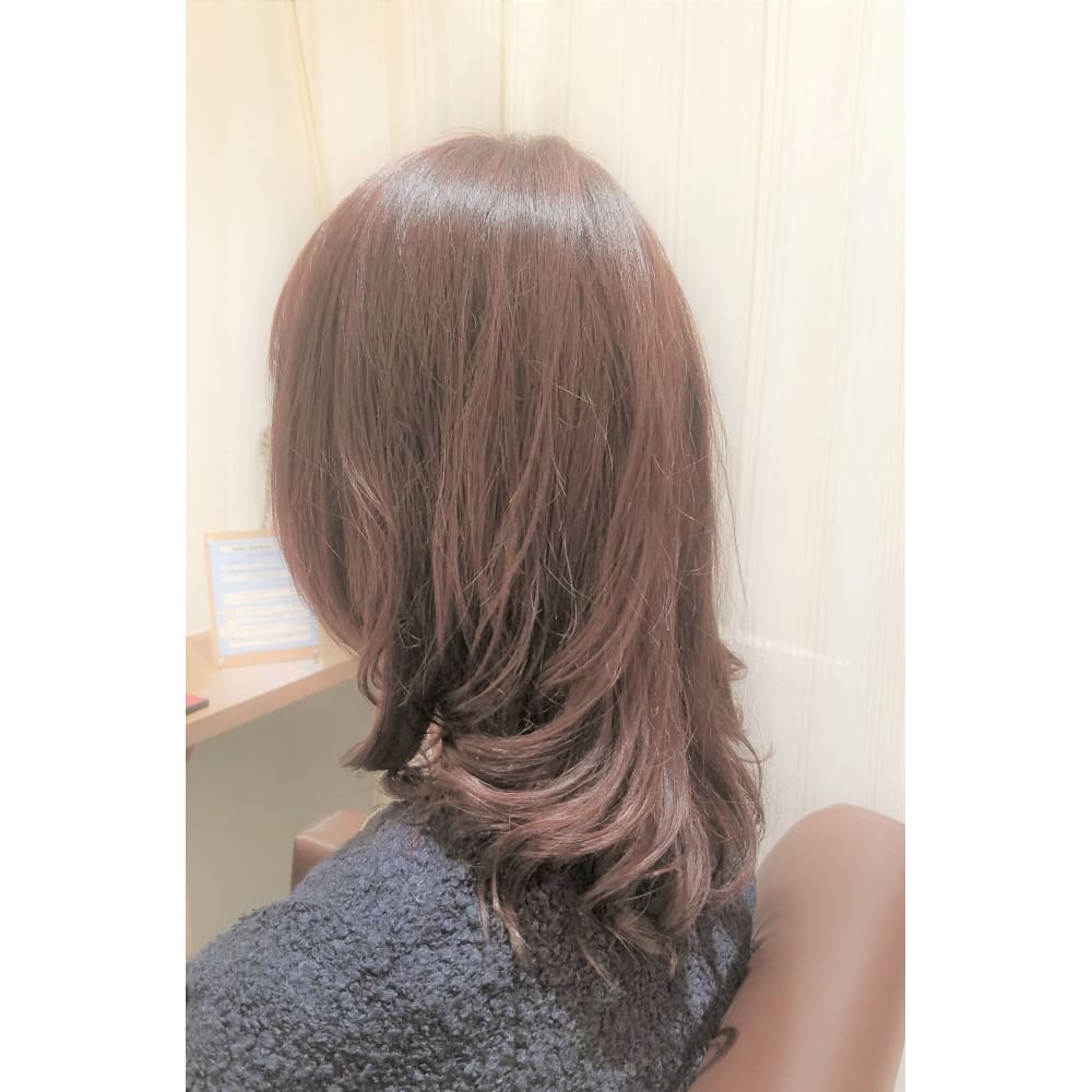 ツヤ髪 ショコラピンクカラー Ange For Hair アンジューフォーヘアー のヘアスタイル 美容院 美容室を予約するなら楽天ビューティ