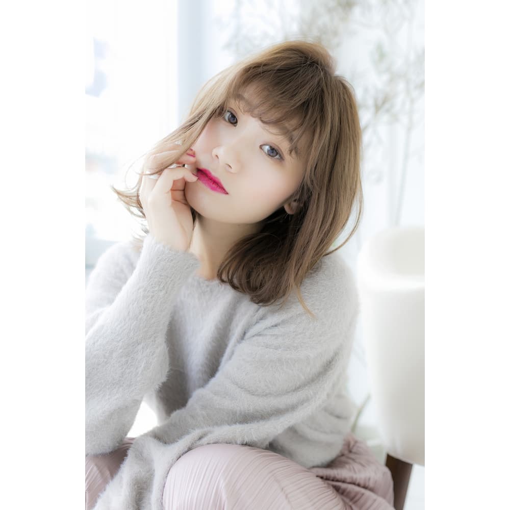 透明感 シースルーgirl Prize錦糸町 Prize 錦糸町店 プライズ のヘアスタイル 美容院 美容室を予約するなら楽天ビューティ