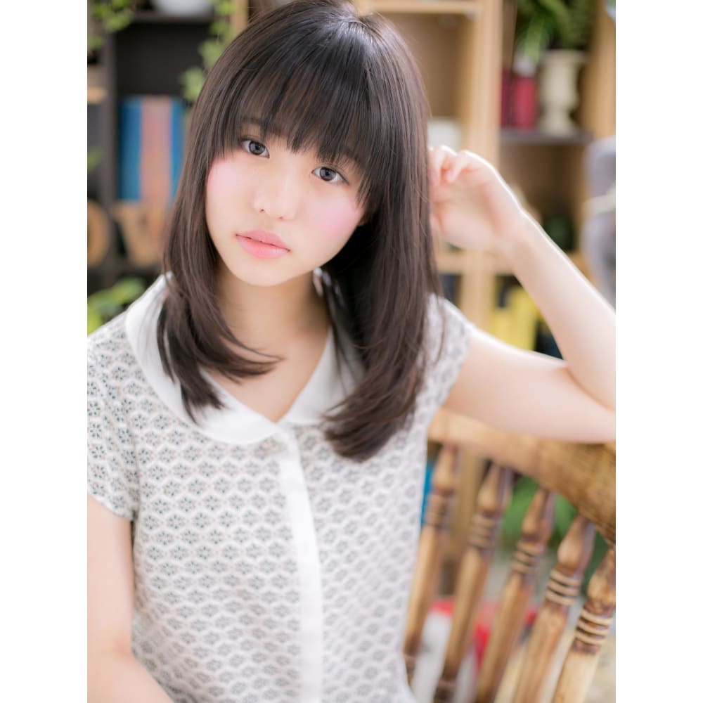 黒髪の 清純派ストレート Cover Hair Spa Bliss 浦和西口店 カバーヘア アンド スパブリス ウラワニシグチテン のヘアスタイル 美容院 美容室を予約するなら楽天ビューティ