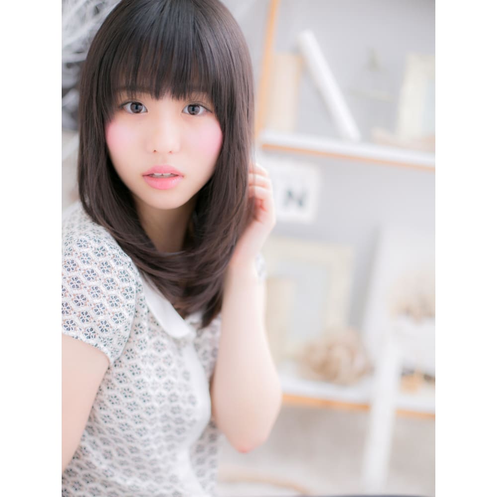 黒髪の 清純派ストレート Mod S Hair 越谷 モッズヘア 越谷西口店 モッズヘア コシガヤニシグチテン のヘアスタイル 美容院 美容室を予約するなら楽天ビューティ