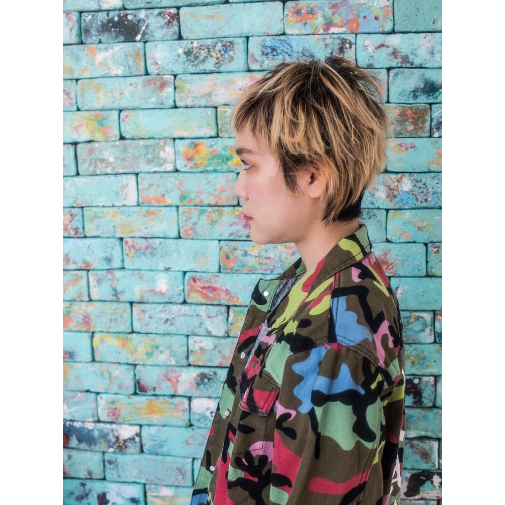 パンク系個性派ショート Pureroom ピュアルーム のヘアスタイル 美容院 美容室を予約するなら楽天ビューティ