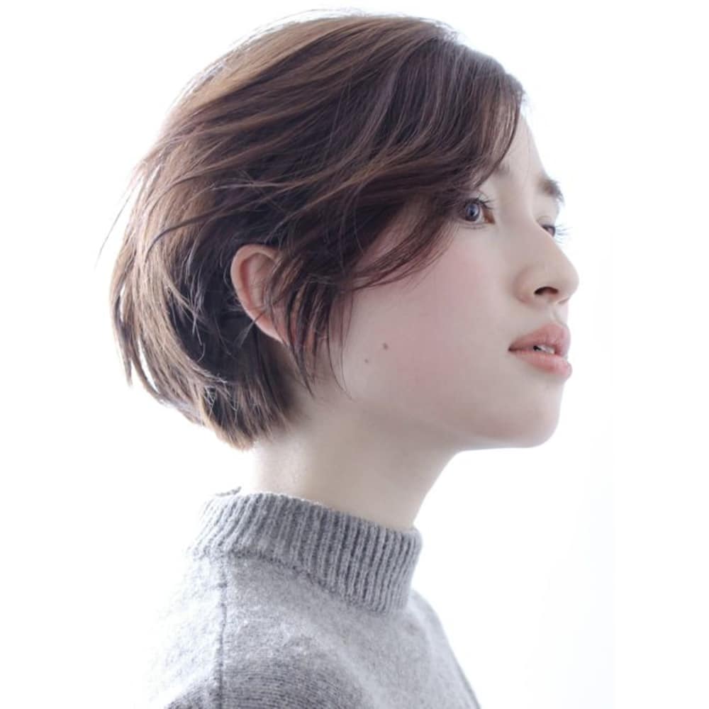 大人のひし形ショートボブ Circus By Beautrium 表参道 サーカスバイビュートリアム のヘアスタイル 美容院 美容室を予約するなら楽天ビューティ