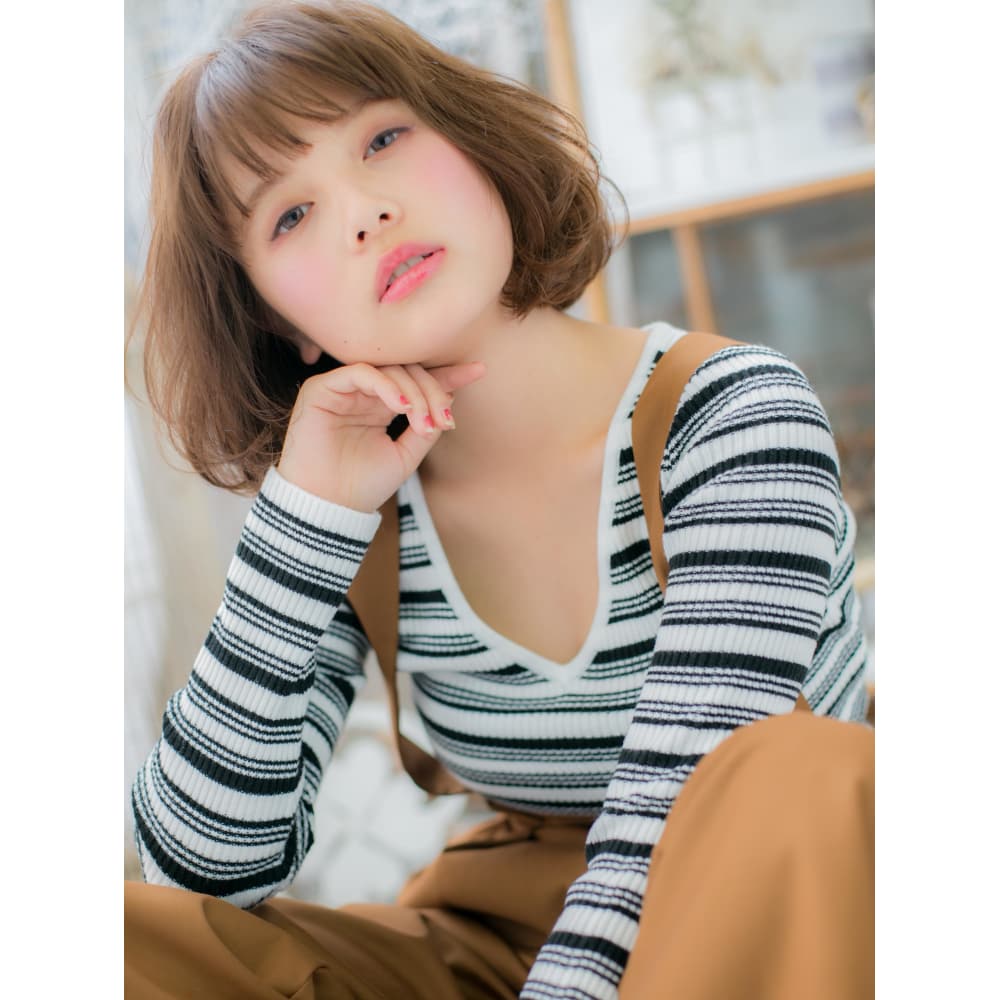 透明感カラーの フェアリーボブ Mod S Hair 上尾 モッズヘア 上尾