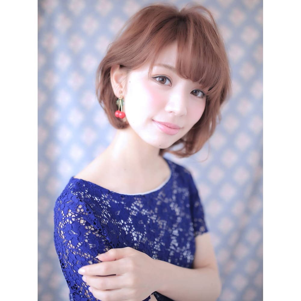 ひし形ナチュラル小顔ボブ La Bless 心斎橋 ラブレス のヘアスタイル 美容院 美容室を予約するなら楽天ビューティ