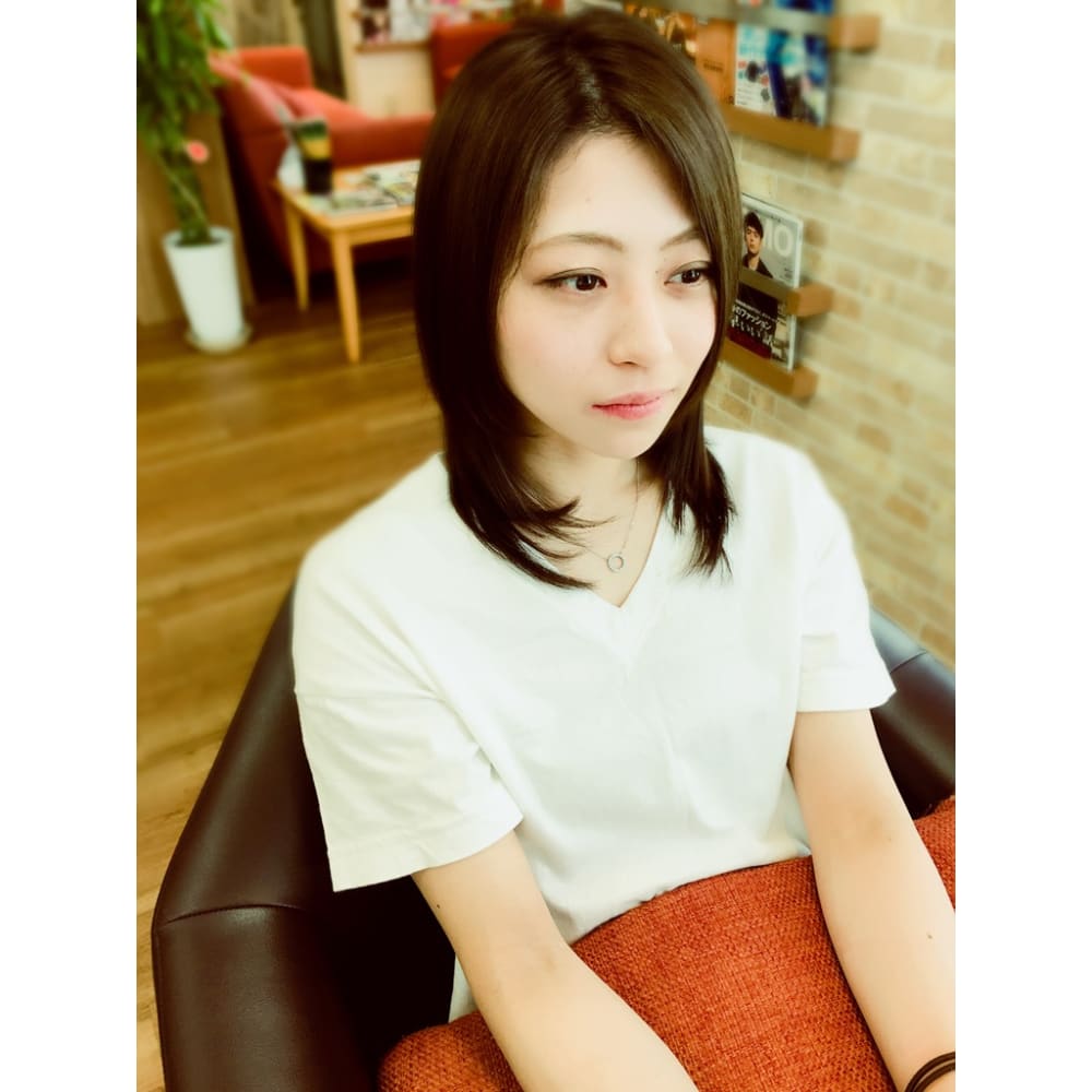 さらっさらっ ナチュラルストレート Hair Cocoro ココロ のヘアスタイル 美容院 美容室を予約するなら楽天ビューティ