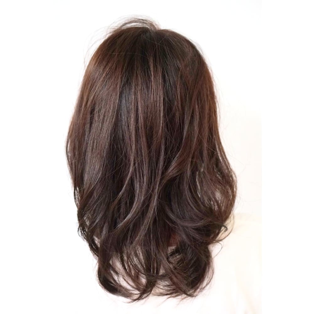 ミディアムカール アッシュベージュ Lourdes Hair Design ルルド
