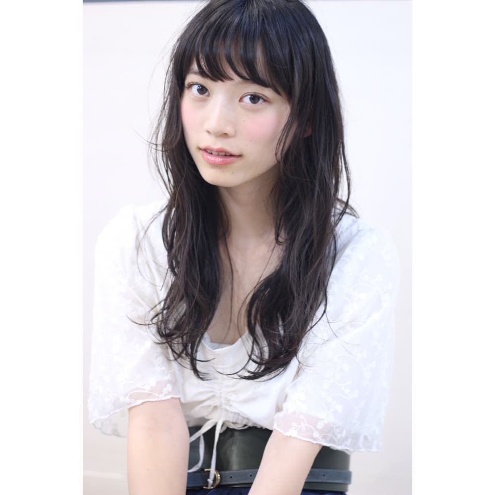 無料印刷可能 ゆるい パーマ ロング 最高のヘアスタイルのアイデア