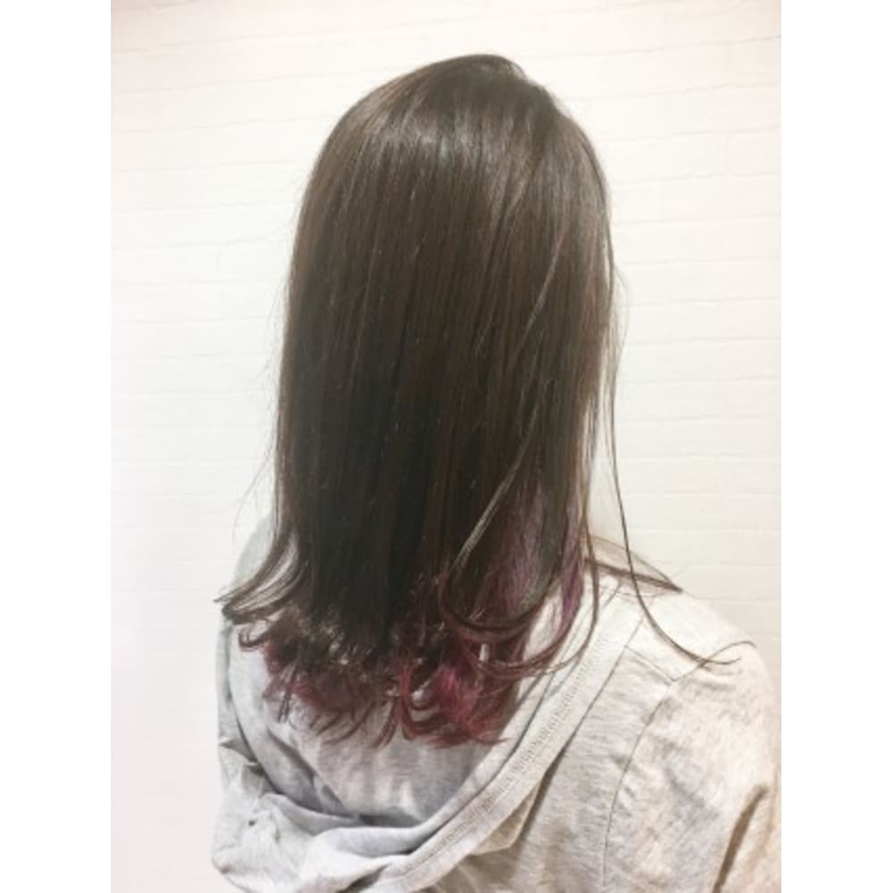 大人上品インナーカラー Prize池袋 Prize 池袋西口店 プライズ のヘアスタイル 美容院 美容室を予約するなら楽天ビューティ