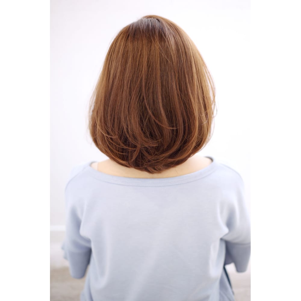 大人のフォギーグレージュワンカールボブ 30代40代50代 Maria By Afloat マリアバイアフロート のヘアスタイル 美容院 美容室を予約するなら楽天ビューティ