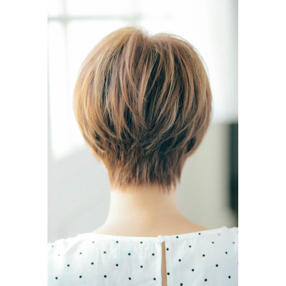 乾かすだけで決まるショート Hair Lounge An Rio アンリオ のヘアスタイル 美容院 美容室を予約するなら楽天ビューティ