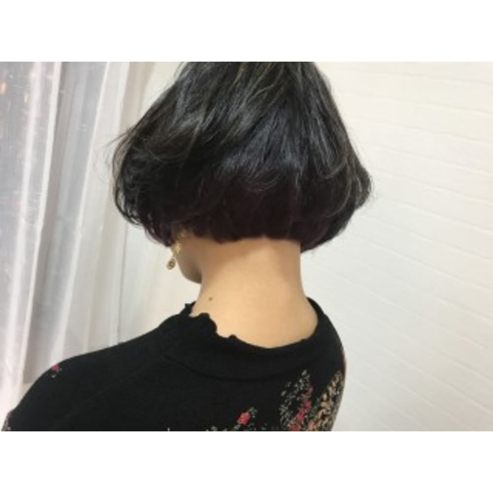 襟足ギリギリインナーボブ Prize池袋西口店 原隼也 Prize 池袋西口店 プライズ のヘアスタイル 美容院 美容室を予約するなら楽天ビューティ