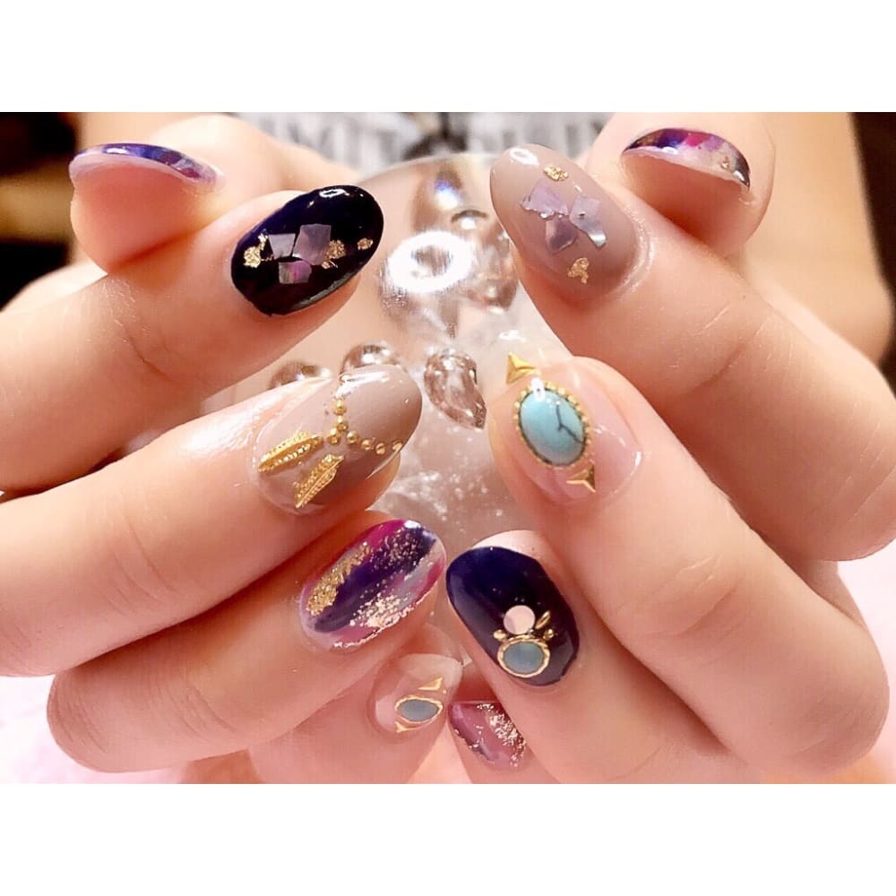 オリエンタルネイル Nailsalon Opus オーパス のネイルデザイン ネイル まつげサロンを予約するなら楽天ビューティ