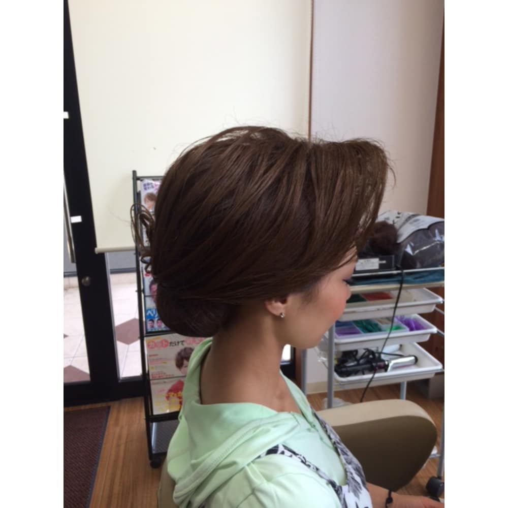 女将さん風お祭りセット スターベリーズ ヘアデザイン スターベリーズ のヘアスタイル 美容院 美容室を予約するなら楽天ビューティ
