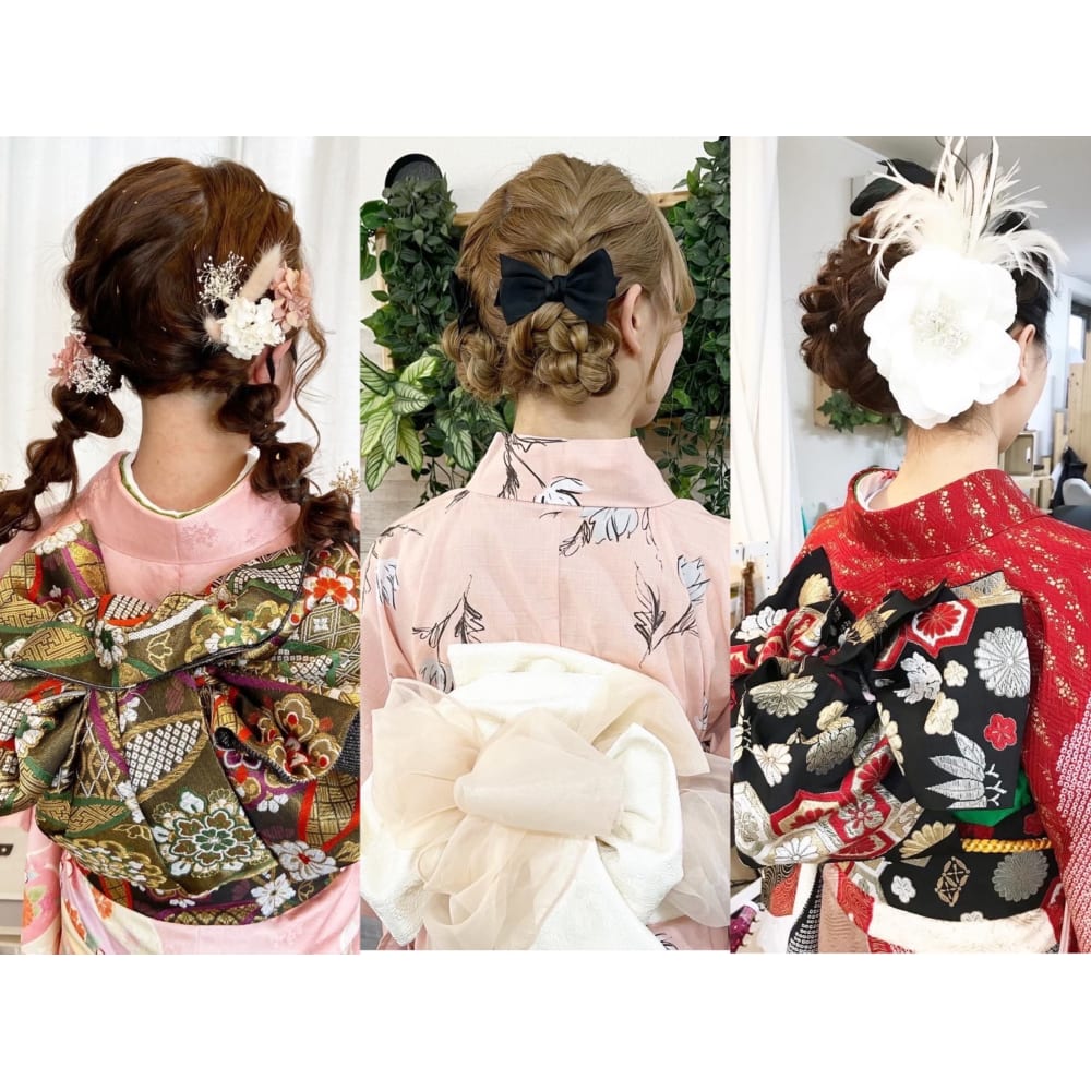 成人式 卒業式 浴衣 ヘアセット ヘアアレンンジ ヘアメイク 早朝も Hair Make Up Roquat Salon ヘアアンドメイクアップロカットサロン のこだわり特集 美容院 美容室を予約するなら楽天ビューティ