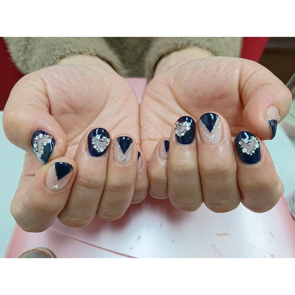 ハートくりぬき Nail Salon Coco ココ のネイルデザイン ネイル まつげサロンを予約するなら楽天ビューティ