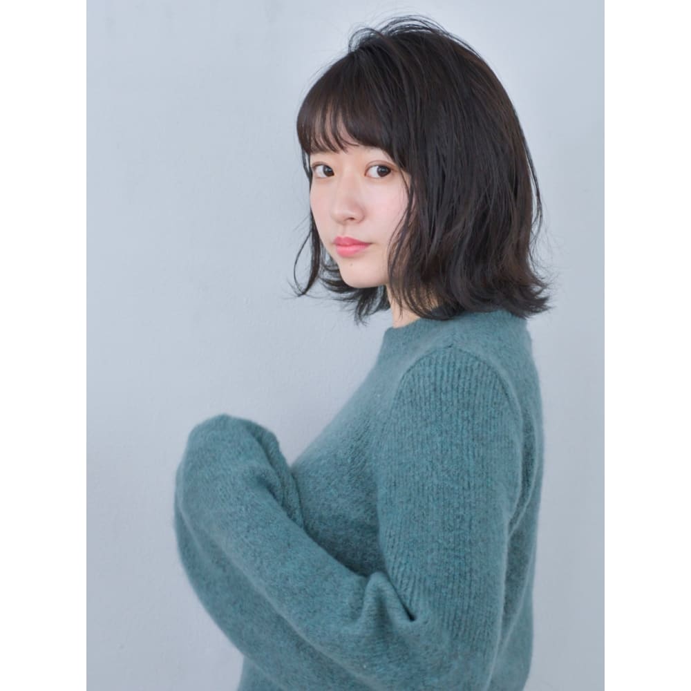 ナチュラル系外ハネボブ Clan クラン のヘアスタイル 美容院 美容