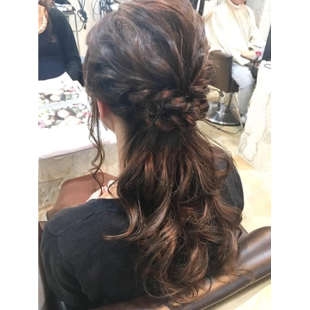 ネオハーフアップ Alpina 亀里店 アルピナ のヘアスタイル 美容院 美容室を予約するなら楽天ビューティ ネオハーフアップ Alpina 亀里店 アルピナ のヘアスタイル 美容院 美容室を予約するなら楽天ビューティ