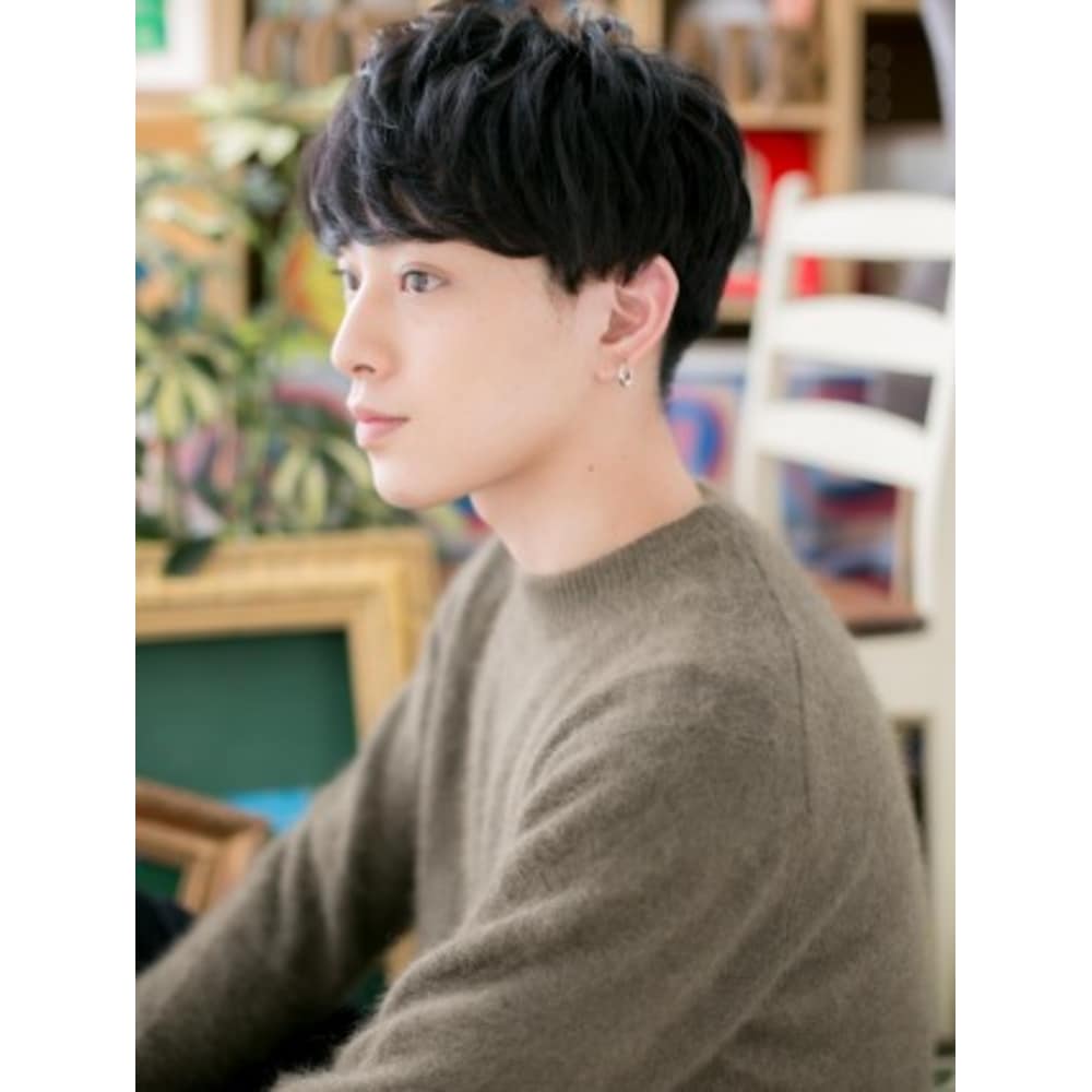 ナチュラルな束感 黒髪マッシュ Cover Hair Bliss 北浦和西口店 カバーヘアブリス キタウラワニシグチテン のヘアスタイル 美容院 美容室を予約するなら楽天ビューティ