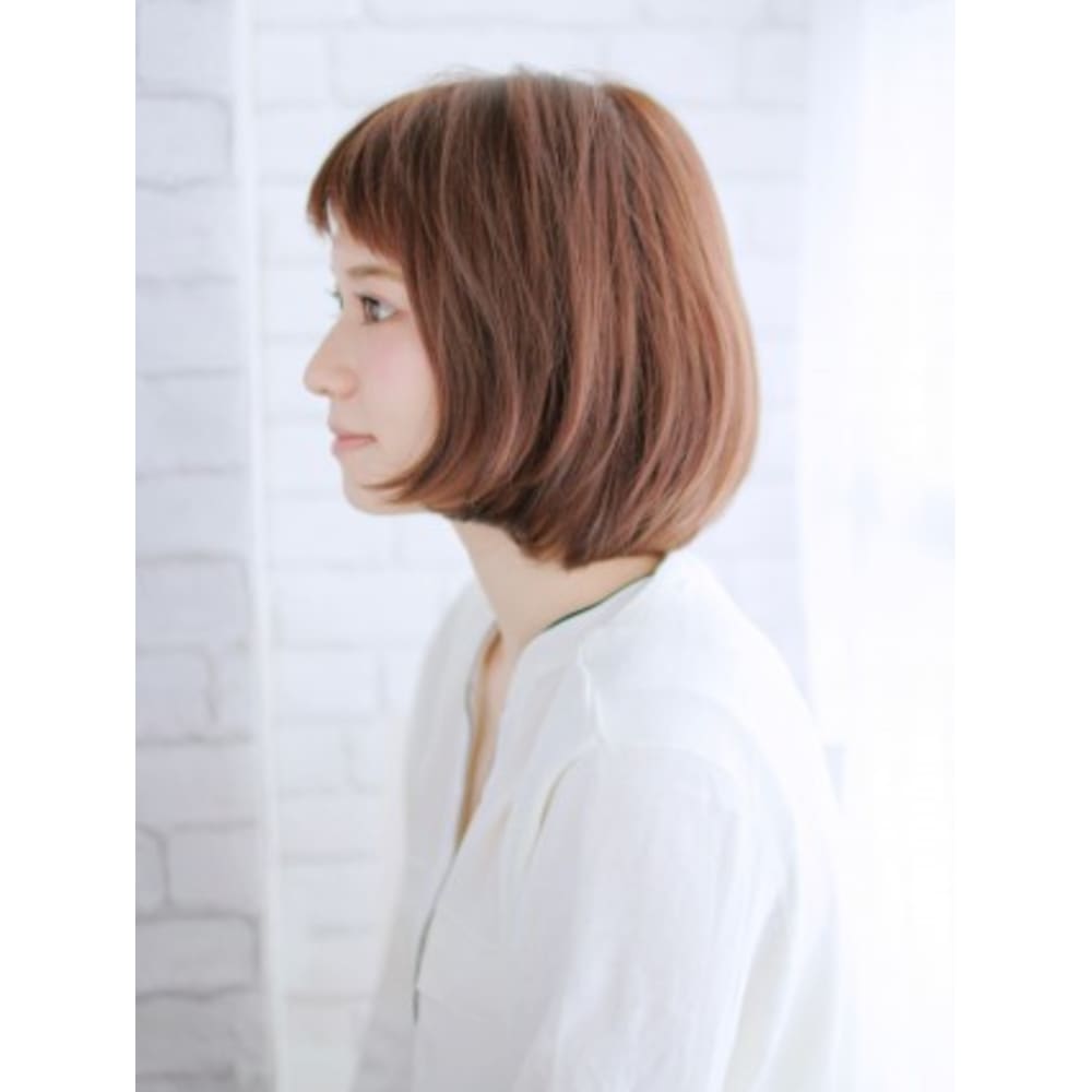 ショートバングの内巻きショートボブ Hair Make Nalu 荻窪西口 ショートバングの内巻きショートボブ Hair Make Nalu 荻窪西口