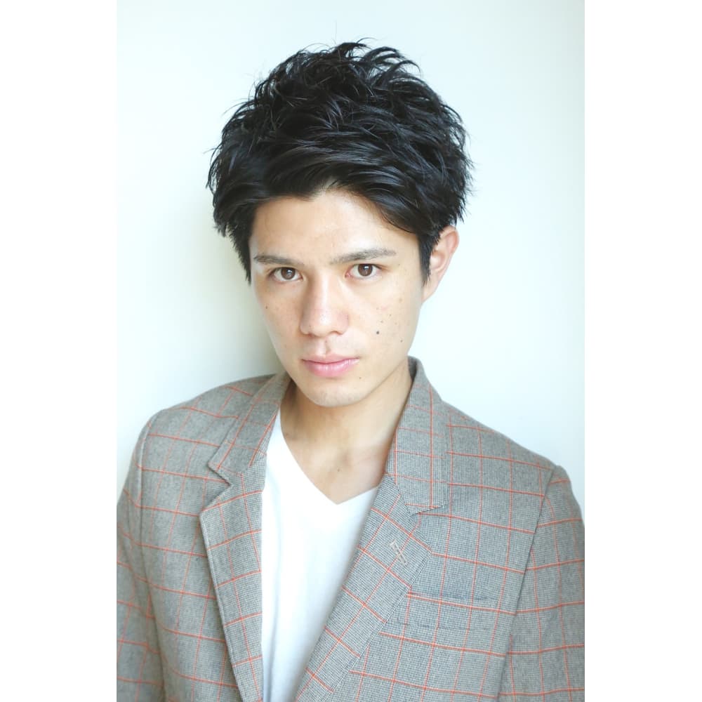 Liage越谷大人の爽やか黒髪メンズショート Liage 越谷店