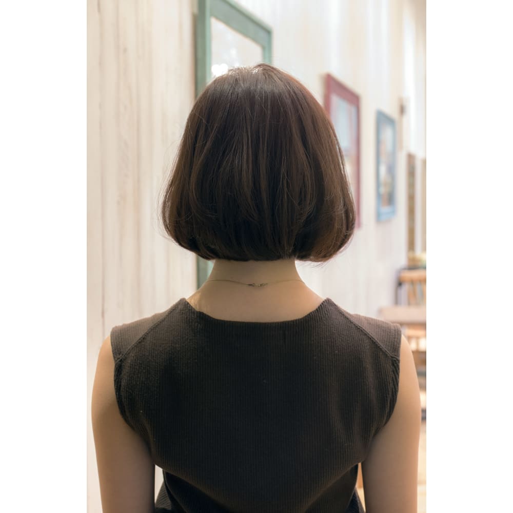 ふんわりワンカールパーマボブ アッシュベージュカラー Tribeca Ny K 吉祥寺店 トライベッカ キチジョウジ のヘアスタイル 美容院 美容室を予約するなら楽天ビューティ