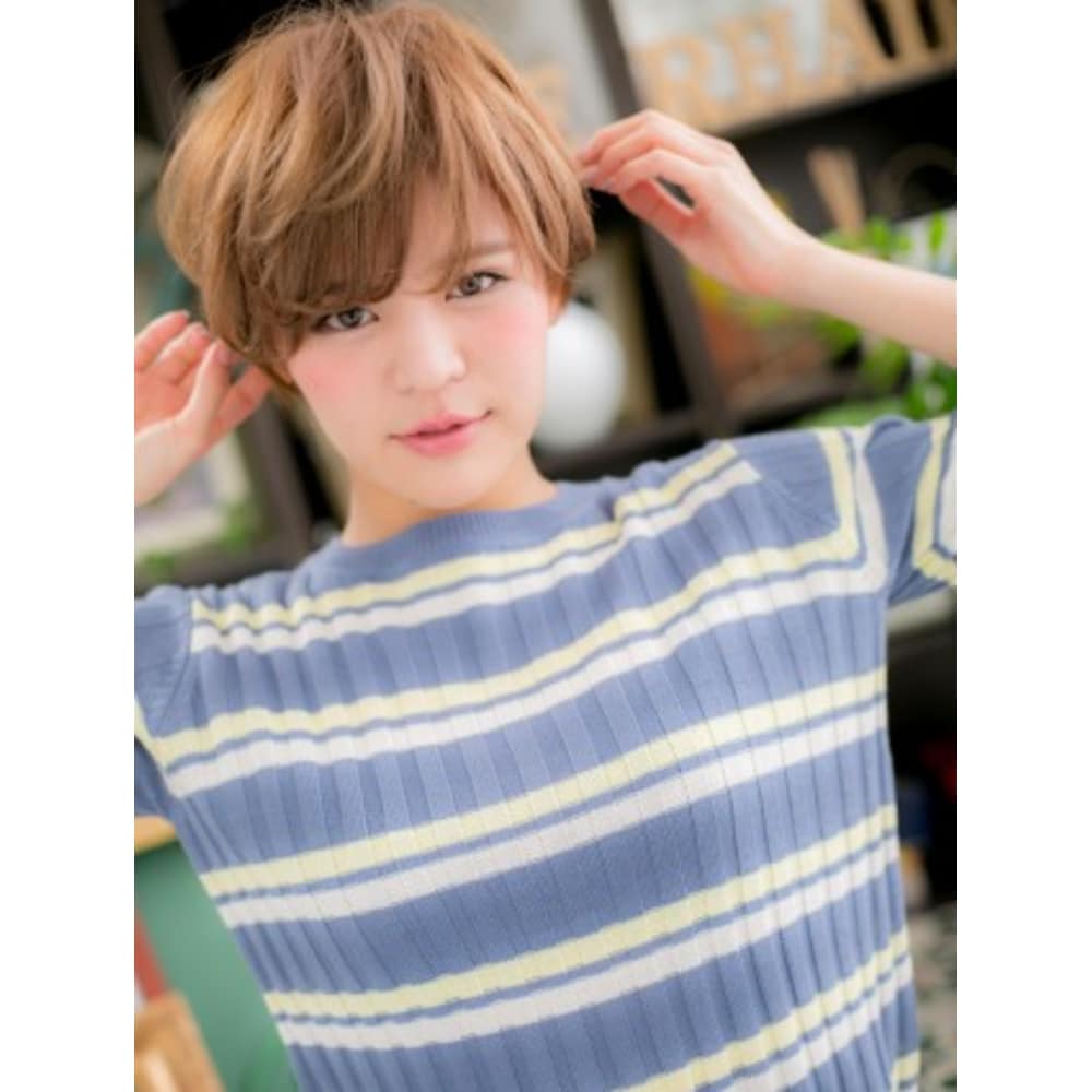 ルーズ 大人かわいい ハンサムショート Cover Hair Bliss 大宮西口店 カバーヘアブリス オオミヤニシグチテン のヘアスタイル 美容院 美容室を予約するなら楽天ビューティ